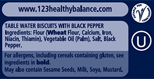 Carr's Table Water Cracked Black Pepper Crackers 125g - Image 2