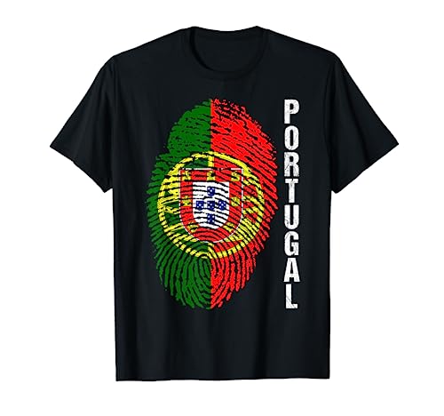 Portugal Flag T-Shirt, Black