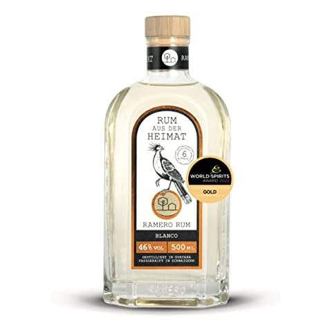 RAMERO weißer Rum Blanco 46% World Spirits GOLD Award 2022 prämiert Cover