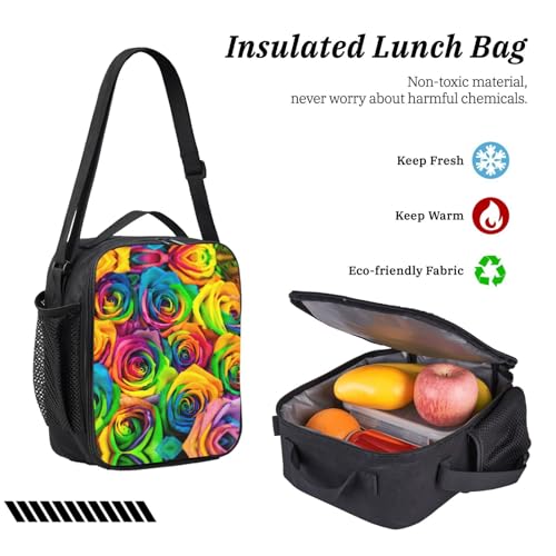 Sac à dos 3 en 1 rose imprimé parfait pour le voyage et l'école