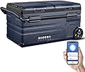 BODEGACOOLER 12 Volt Car Refrigerator, Portable Freezer, Car Fridge Dual Zone WIFI APP Control, 80 Quart(75L) -4?-68?Car Cooler, 12/24V DC and 100-240V AC, for Camping, Travel, RV, Outdoor