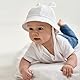 LIUPUUDLY Baby Sonnenhut UV-Schutz Super Süßer Baumwolle Baby Jungen Mädchen Strandhut Fischerhut Sommerhut mit Ohren (H)