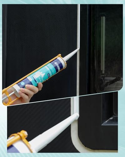 Sellador para techo de RV Kohree 4 unidades blanco miniatura 5