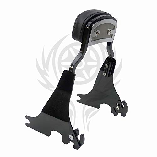 Detachable Sissybar Fits For Harley Sportster Xl 1200/ Iron 883/ Forty-Eight/Seventy-Two Chop Style 2004-2022 (Gloss Black) #TOP4