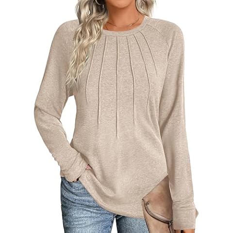 Zeagoo Long Sleeve Pleated Tunic Cover