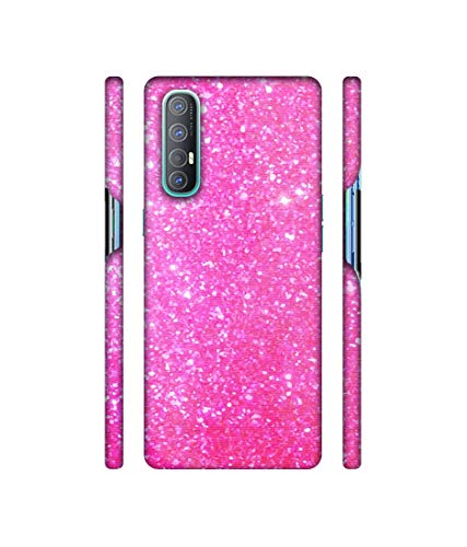 Image of Amazon Brand - Solimo Designer Pink Sparkle 3D Printed Hard Back Case Mobile Cover for Oppo Reno 3 Pro
