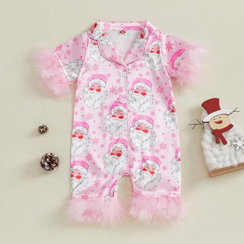 Baby Girl Halloween Pajamas Satin Silk Pumpkin Romper Jumpsuit Toddler Bottom Down Pjs Sleepwear Nightgown Outfit2