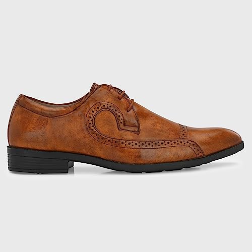 Image of Centrino Formal Shoe for Men | Soft Cushioned Insole for All-Day Comfort | Premium Craftsmanship & Durable Build |Stylish & Elegant Design | Perfect for Office, Business Casual & Formal Attire (6425)
