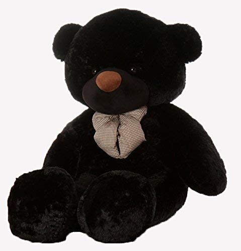 ToYBULK® 5 Feet Black Teddy Bear – Soft Plush Gift Toy for Girlfriend, Wife, Husband, or Kids (5 Feet, Black)