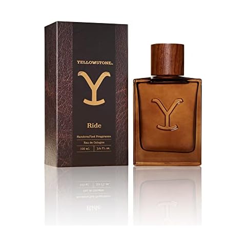 Yellowstone Ride Men's Cologne by Tru Western, 3.4 fl oz (100 ml) - Vibrant, Smokey, Rugged Cover