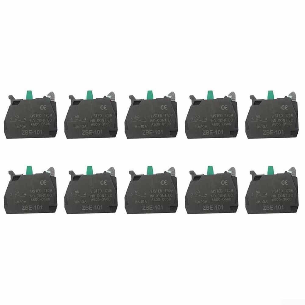 Bornes De Serrage à Vis ZBE-101 - Lot De 10, En Alliage Argent, Pour Connexions électriques Fiables