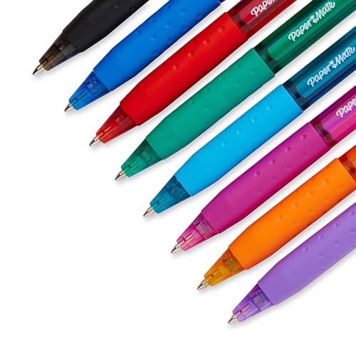 Image of Paper Mate InkJoy 300RT Retractable Ballpoint Pens, Medium Point, 8 Ink Colors, 24 Pack (1945926)