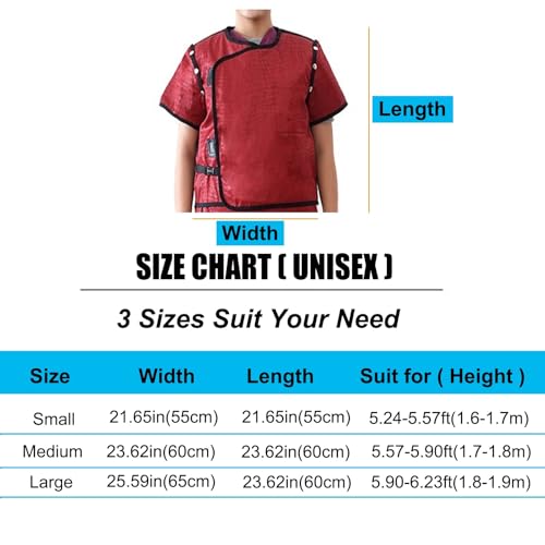 Red Xray Vest Skirt with Sleeves