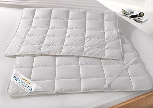 PROCAVE Zacht onderbed van 100% katoen, ademende matrasbeschermer, hoogwaardige matrastopper 90x200 cm - Image 6