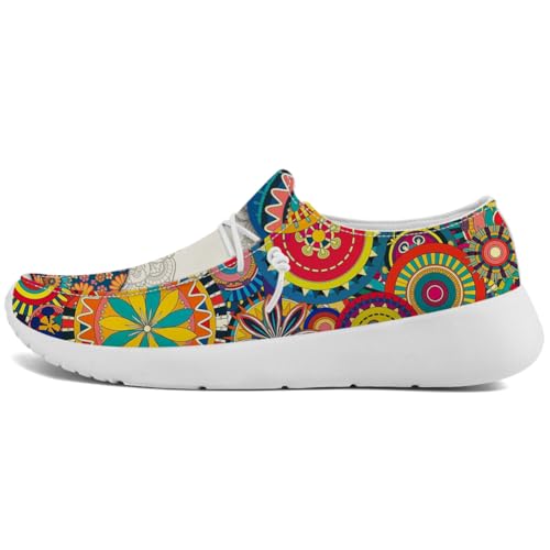 Mandala Shoes Women Men Loafers Slip-on Sneakers Funny Animal Gifts for Her Him2