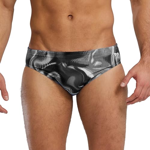 TYR Men's Waveform Durafast Elite Brief