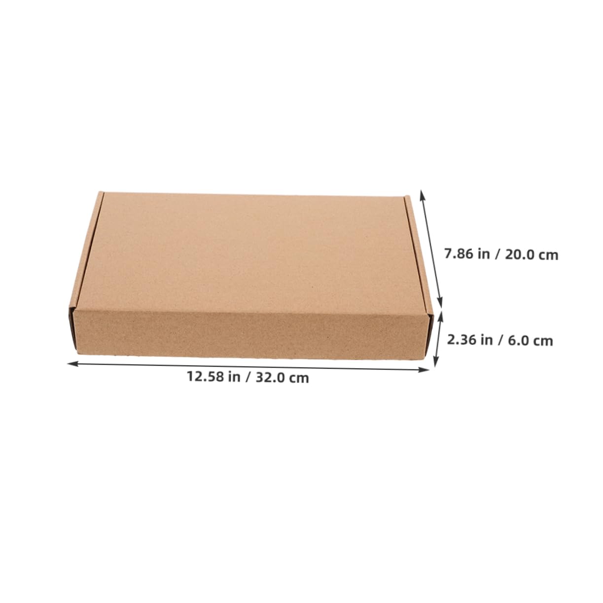 Caja de Embalaje 20 Piezas de Papel para Envíos y Correo | Montaje Sencillo, Interior Amplio, Uso para Paquetería Comercial, Formato Vacío Listo para Enviar