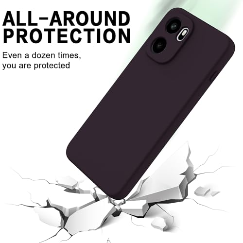 Image of FIRST MART Matte Silicone Back Cover for OnePlus 15R - Purple