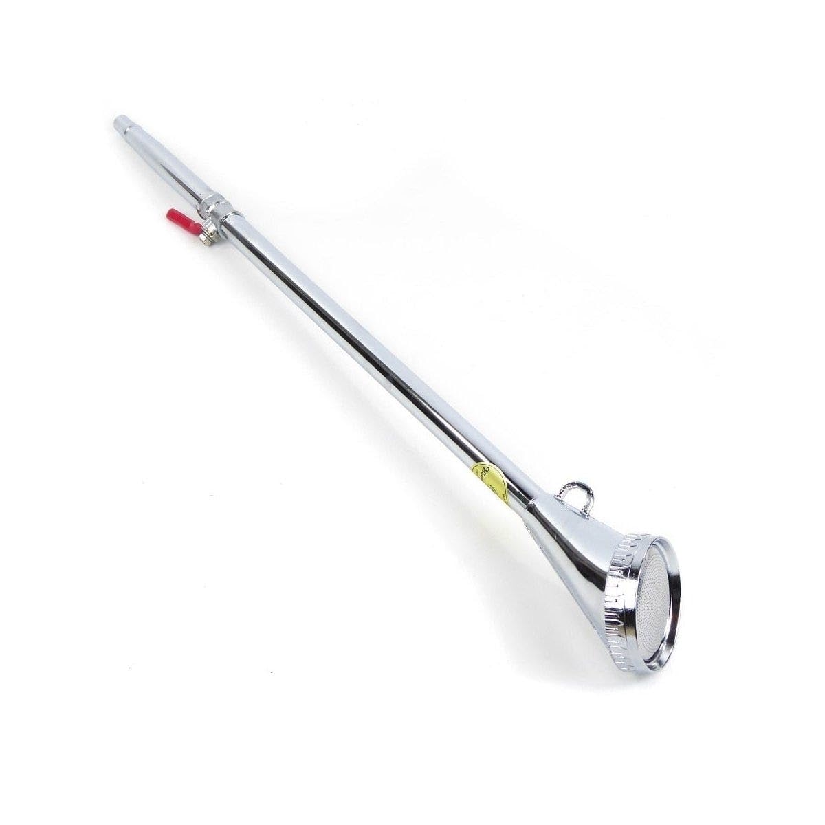 Lanza de riego metálica con grifo 600 mm