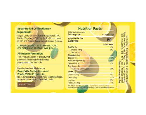 Image of CandyVille Mint Mello Candy Tin Combo (1.02 KG - Pack of 3) | Each of Lime Mint, Paan Mint and Peppermint Candy Tins | Mild Mint | With Menthol | Flavoured Candy