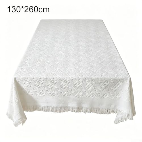 Nappe gaufrée anti-poussière pour protéger et embellir votre table - 3