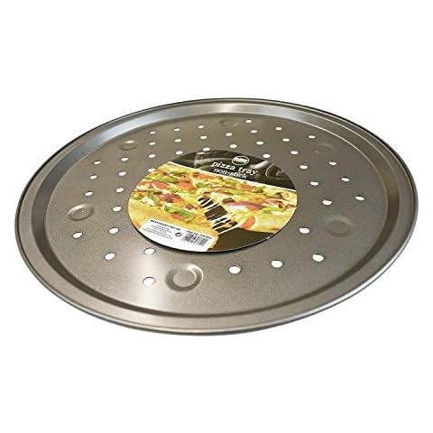Royle Home 13" Non-Stick Crispier Vented Round Pizza Pan Kitchen Oven Baking Trays Tray Cover