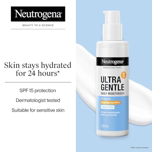 Image of Neutrogena Ultra Gentle Moisturizer SPF15 100ml & Neutrogena Ultra Gentle Foaming Cleanser 200 ml Combo