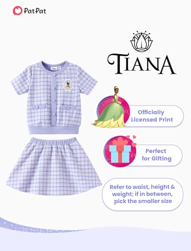 Image of Disney Frozen Elsa Minnie Princess Toddler Girl 2pcs Outfit Skirt Set 2-9Y