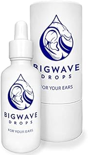 BigWave Drops - Ear Drops Formulated to Treat Swimmer's Ear - Surfer's Ear - Ear Infections - Made to Heal, Dry, & Soothe to Reduce Ear Pain - Designed to Improve Earwax Removal & Reduce Inflammation