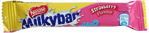 Milkybar Nestle Chocolate - Milkybar Choo Strawberry, 10gram Bar