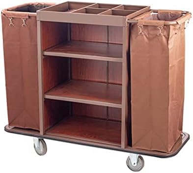 Carrello di Servizio Carrello Portaoggetti per Hotel Carrello per Biancheria Cesto per Biancheria Resistente su Ruote Carrello per Lavanderia Commerciale Carrelli per La Pulizia con Ruote, Salvasp