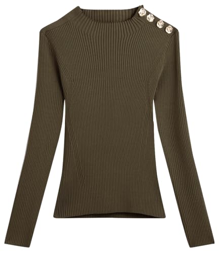 Ted Baker Printed Sweatshirt Sudadera, Marfil, M para Mujer