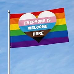 Everyone is Welcome Here Rainbow 0