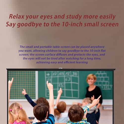 Pantalla portátil para proyector 50" 16:9 HD 4K miniatura 6