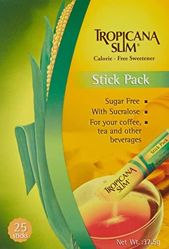 Tropicana Slim Zero Calorie Sweetener Diet Stick - 37.5 Gm