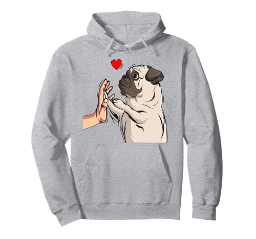Pug Love Funny Dog Lover Owner Girls Gift Felpa con Cappuccio