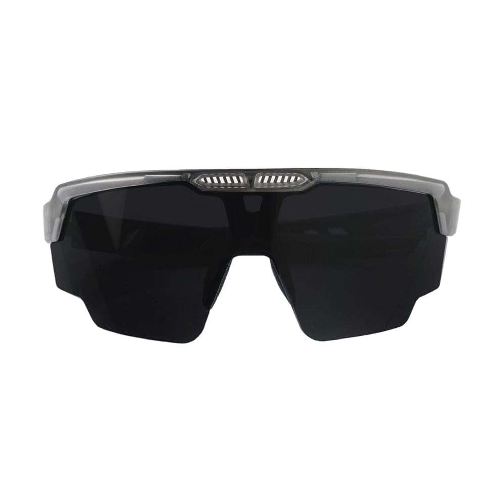 SASA Raptor Translucant Grey Frame Smoke Black Revo Lens Sports Sunglasses