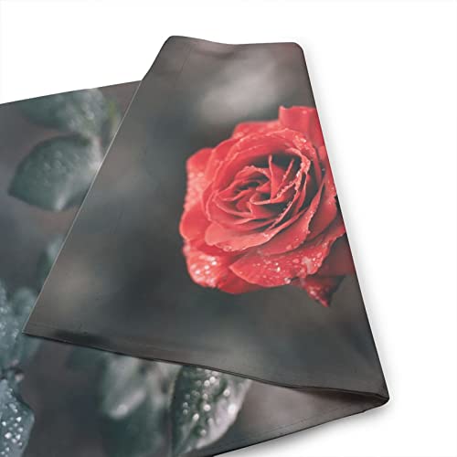 Drapeau de jardin imprimé rose petit format double face extérieur
