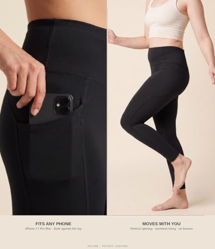 Image of NOVELLE Velune Pocket Yoga Leggings, Buttery Soft, Squat-Proof, 7 /8