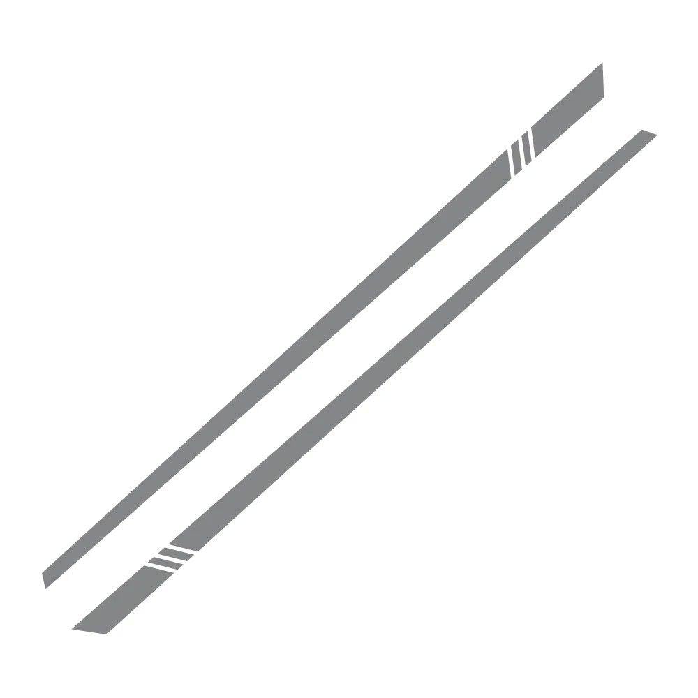 Car Vinyl Stickers Auto Decal Tuning Accessories(Glossy Gray)