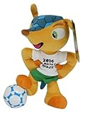 fuleco 2018  Fuleco 28cm auf Ball - offizielles Maskottchen der FIFA Weltmeisterschaft 2014