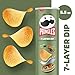 Pringles Potato Crisps Chips, Lunch Snacks, On-the-Go Snacks, 7-Layer Dip, 5.5oz Can (1 Can)​