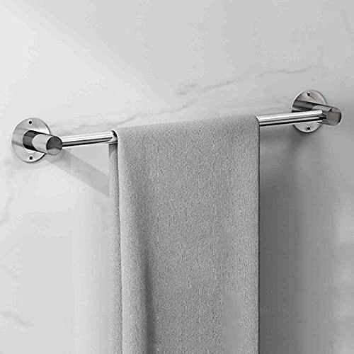 Tige de serviette adhésive anti-rouleau en argent de 50 cm fixation murale LWX