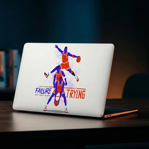 Image of NoWorries Laptop Skin for 15.6 & 14 Inch Laptop | Motivational, Superhero, Sports & Graphic Design Laptop Sticker Wrap | Premium Vinyl Laptop Cover (Michael Jordan, 15 x10inches)