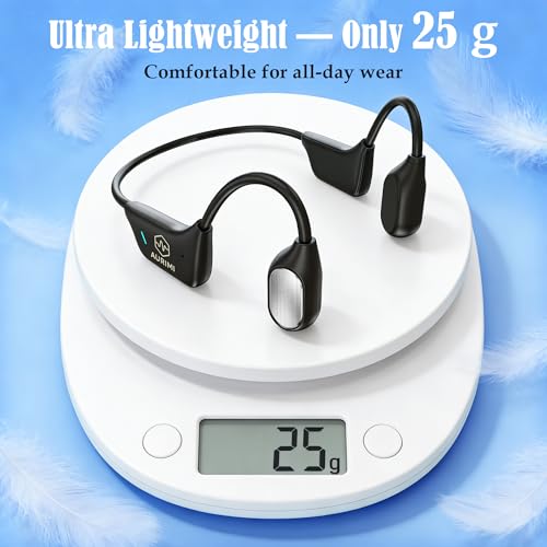 Image of Bone Conduction Personal Sound Amplifier - Open-Ear Design for Comfortable Daily Use, Ultra Lightweight 25g, Up to 10-Hour Battery, IPX5 Water Resistant, No Bluetooth
