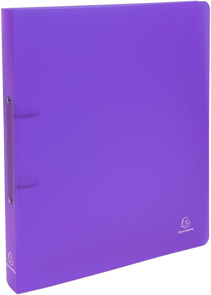 Exacompta U2013 Ref 222/0002Z U2013 Guildhall U2013 A4 Ring Binder, 40mm Spine, 30mm Rings, Rounded Spine, Label On Spine, Printed Inside Covers, 2 Ring, 40 X 272 X 320mm U2013 Red