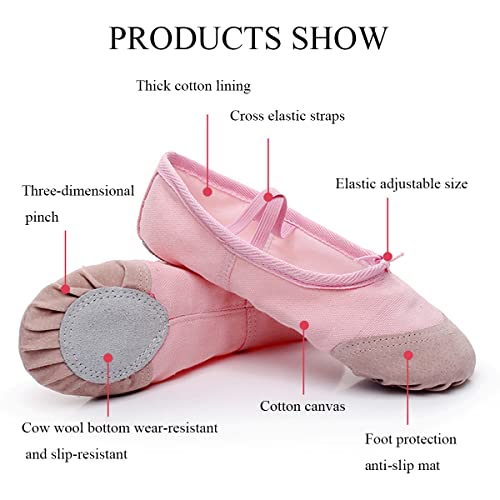 Chaussures de danse de ballet antidérapantes pour éviter les chutes au studio - 7