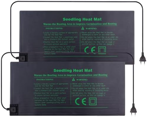 DERNORD Terrarium Gewächshaus Heizmatte Pflanzen Pflanzenheizung