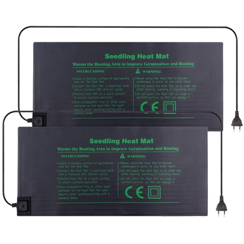 Pflanzen Heizmatte Mit Thermostat - Wasserdichtes 8,5W Heizkissen Für Sämlinge & Haustiere