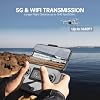Dron con cámara 4K para adultos, plegable para principiantes con motor sin escobillas, seguimiento automático, tocar para volar, vuelo circular, inicio con un solo botón, menos de 249g 6